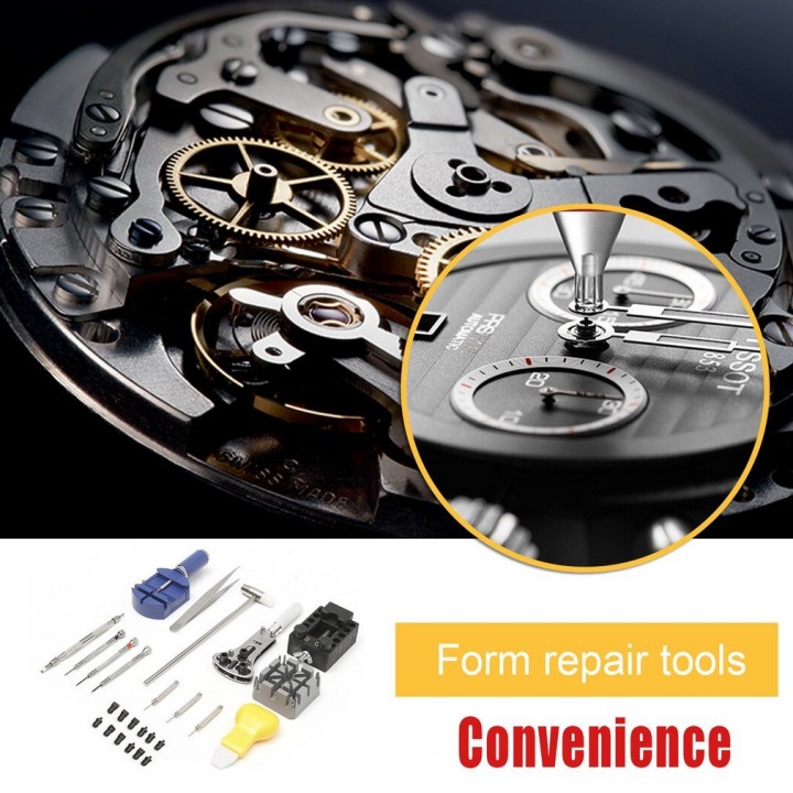 20PCS Watch Repair Tool Kit Case Holder Band Holder Set With Storage Bag
