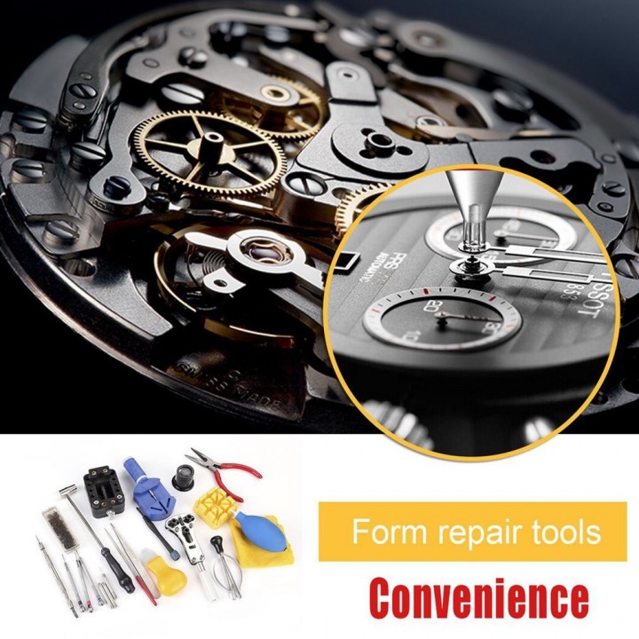 21PCS Professional Watch Repair Tool Kit Magnifier Set With Storage Bag