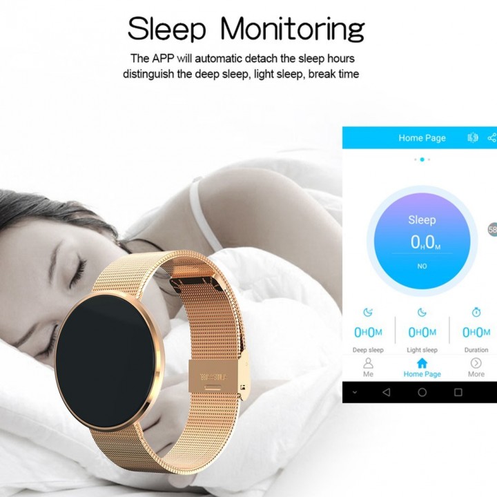 Blood Pressure Tracker Smartband Health Smart Watch Heart Rate Alcohol Allergy