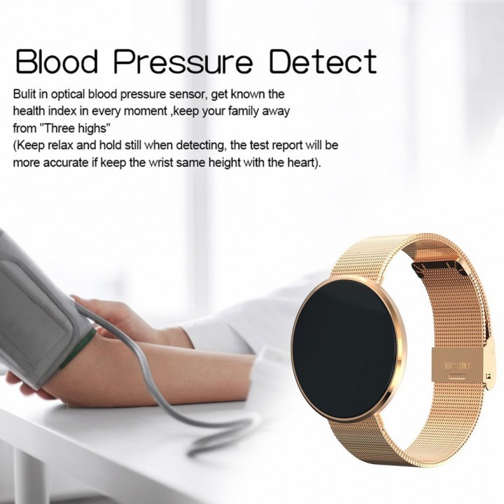 Blood Pressure Tracker Smartband Health Smart Watch Heart Rate Alcohol Allergy