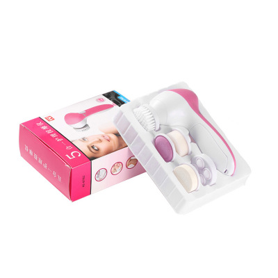 5 in 1 Multifunction Electrical Facial Cleansing Brush Spa Operated Kit