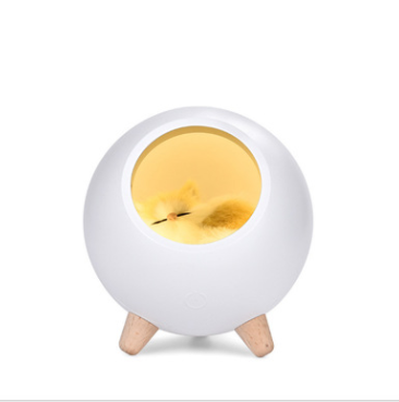 Cat Pet House Ambience Lamp USB Charging MINI LED Night Light Touch Ambient Light Bedroom Decor