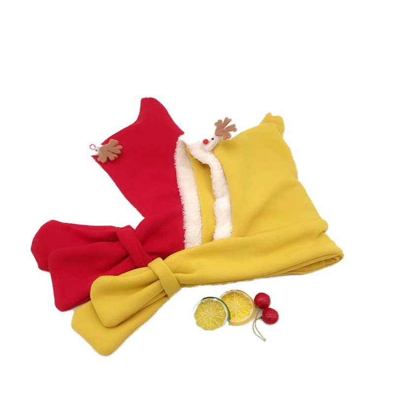 Children's cap for boys and girls Christmas gift christmas hat warm ear cap double thickness