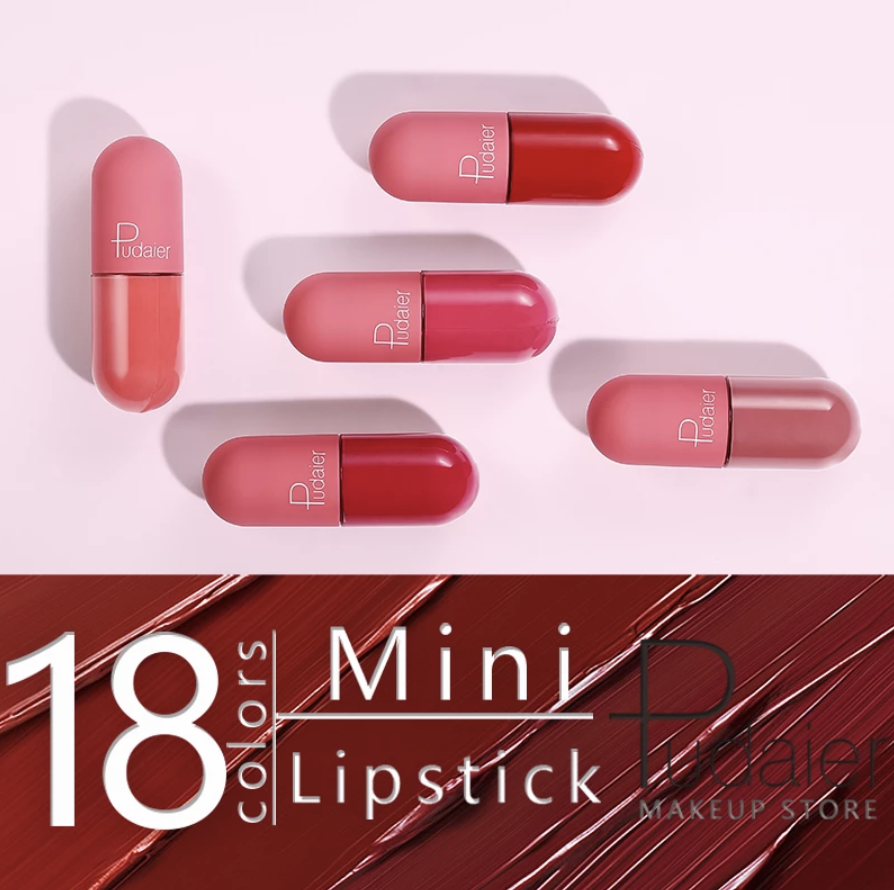 Pudaier Matte Liquid Lipstick Waterproof Professional Makeup Lip Glaze for Make Up Tint Lip Gloss