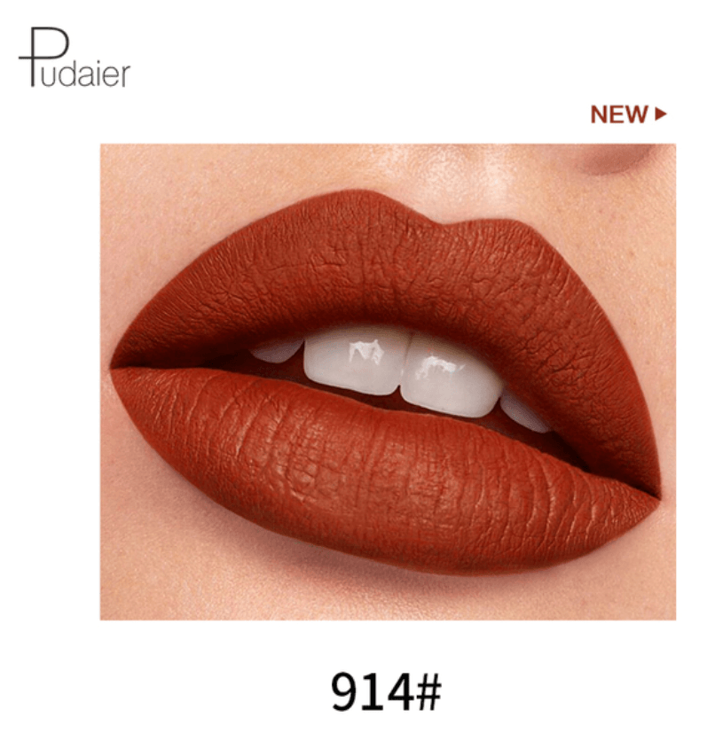 Pudaier Matte Liquid Lipstick Waterproof Professional Makeup Lip Glaze for Make Up Tint Lip Gloss view 5