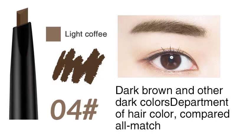 eyebrow brush waterproof anti-perspiration spinning triangle eyebrow pencil eyebrow paste
