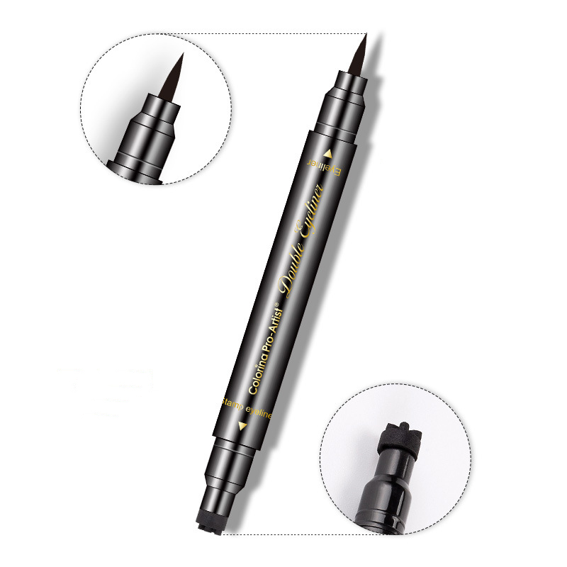 Seal eyeliner, extremely thin double head，waterproof and personalized eye liner