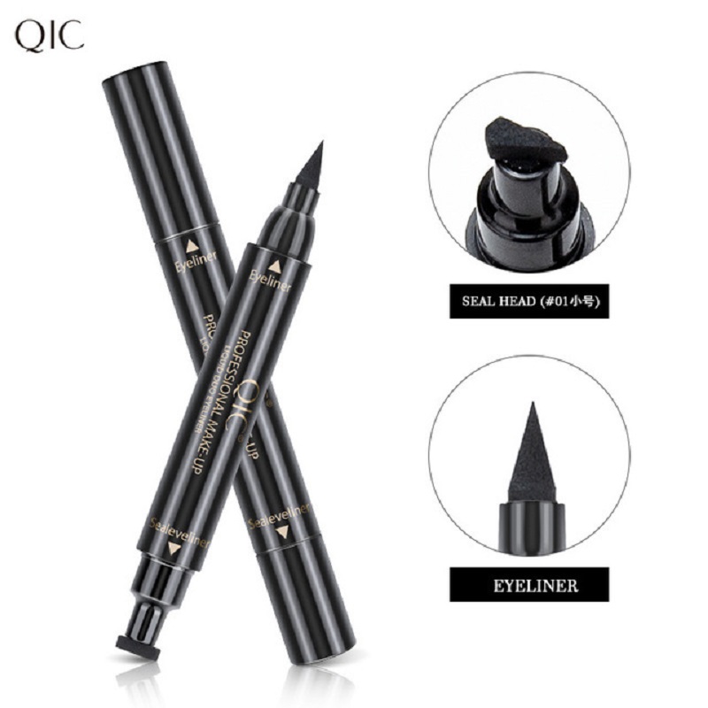 QIC double head delta wing seal eyeliner makeup waterproof and non - dizzy cosmetics view 7