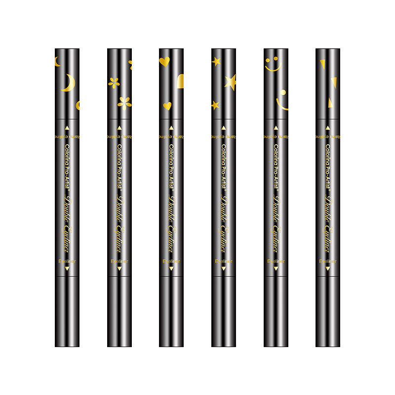 Seal eyeliner, extremely thin double head，waterproof and personalized eye liner