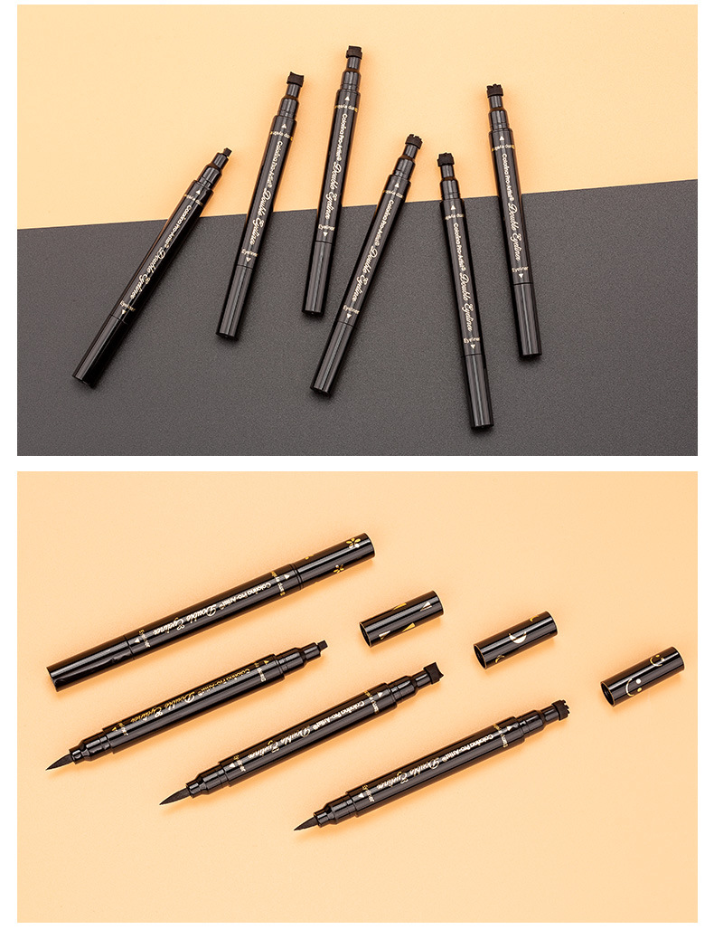 Seal eyeliner, extremely thin double head，waterproof and personalized eye liner
