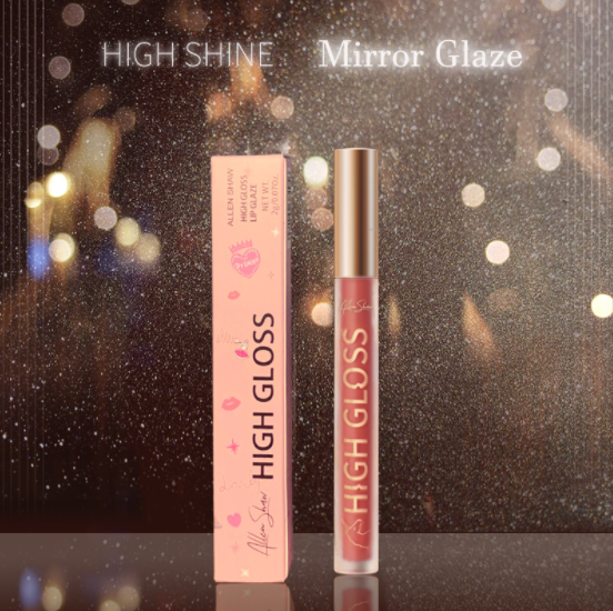 European and American Makeup Mirror Lip Glaze Water Light Lip