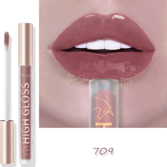 European and American Makeup Mirror Lip Glaze Water Light Lip view 3