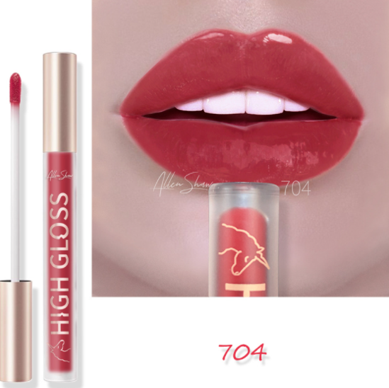 European and American Makeup Mirror Lip Glaze Water Light Lip view 8