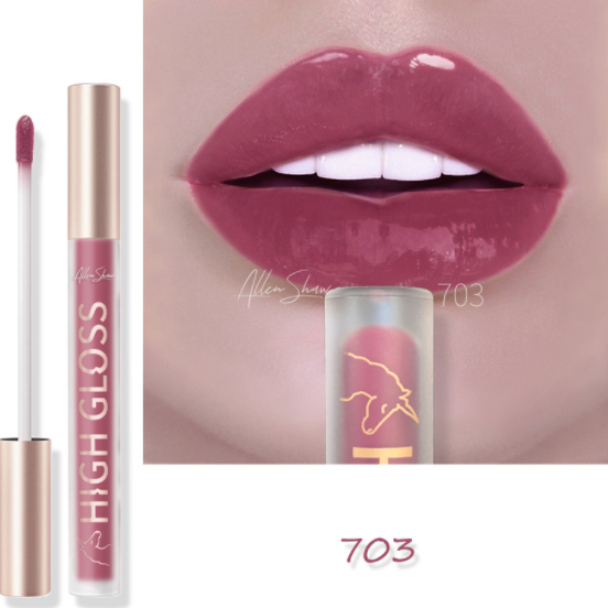 European and American Makeup Mirror Lip Glaze Water Light Lip view 9