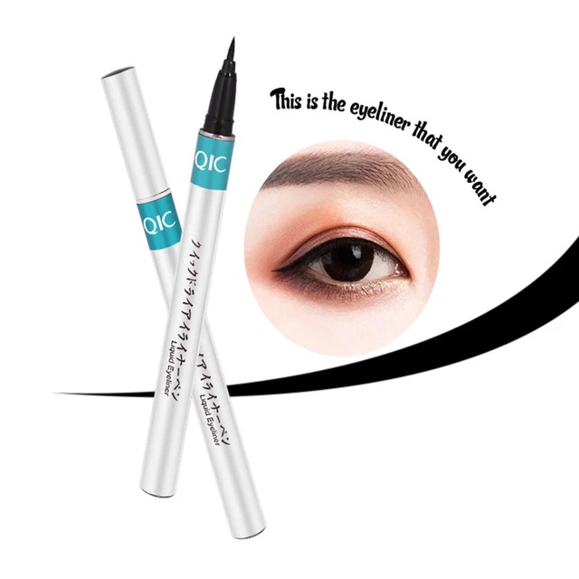 QIC 1pc Black Natural Long-lasting Eyeliner Waterproof Liquid Eyeliner No Fading No Blooming view 3