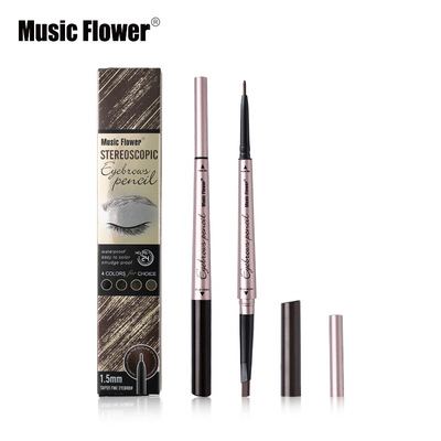 Hard core fog pull wire eyebrow pencil, waterproof and sweat proof, natural and non dizzy view 2