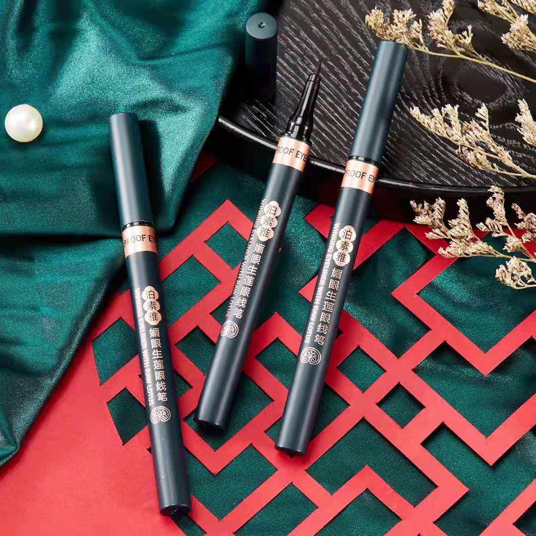 Liquid Eyeliner Black Brown Waterproof Eye Liner Pen Makeup Cosmetic Long-lasting Easy to Wear view 4