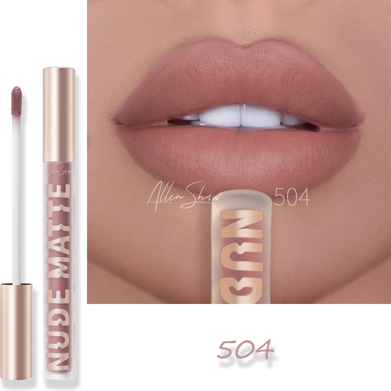 Matte Lip Glaze Lip Color Beauty Makeup European and American view 6