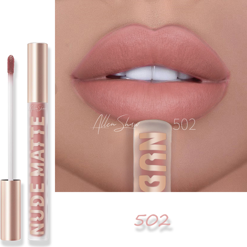 Matte Lip Glaze Lip Color Beauty Makeup European and American view 8