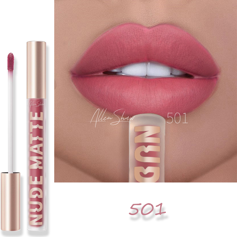 Matte Lip Glaze Lip Color Beauty Makeup European and American view 9