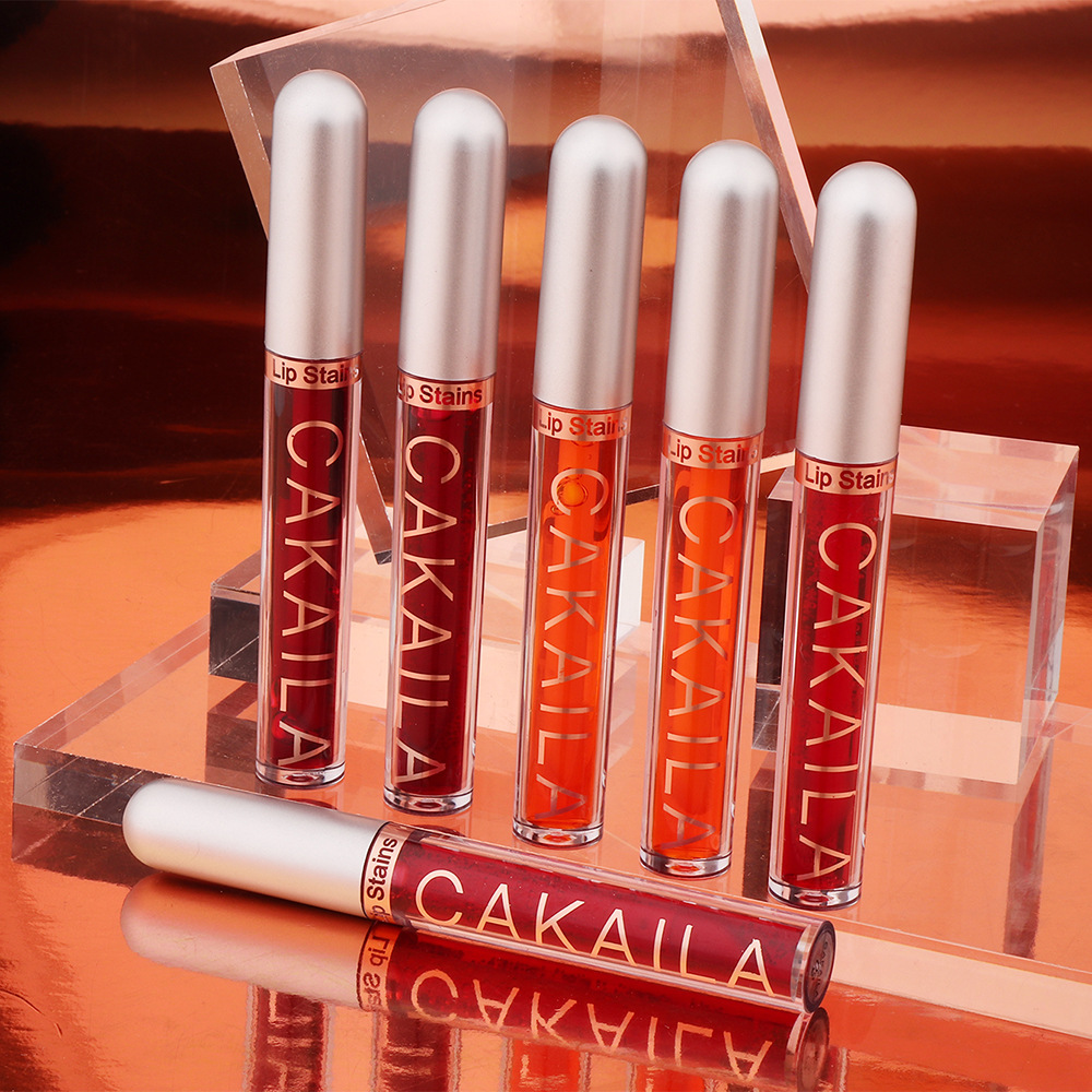 CAKAILA non stick matte moisturizing lip shades Lipstick long lasting lip makeup 3 colors view 5