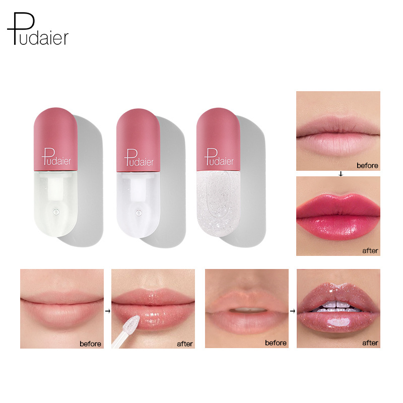 Mini capsule lip gloss moisturizing transparent color changing Lip Gloss