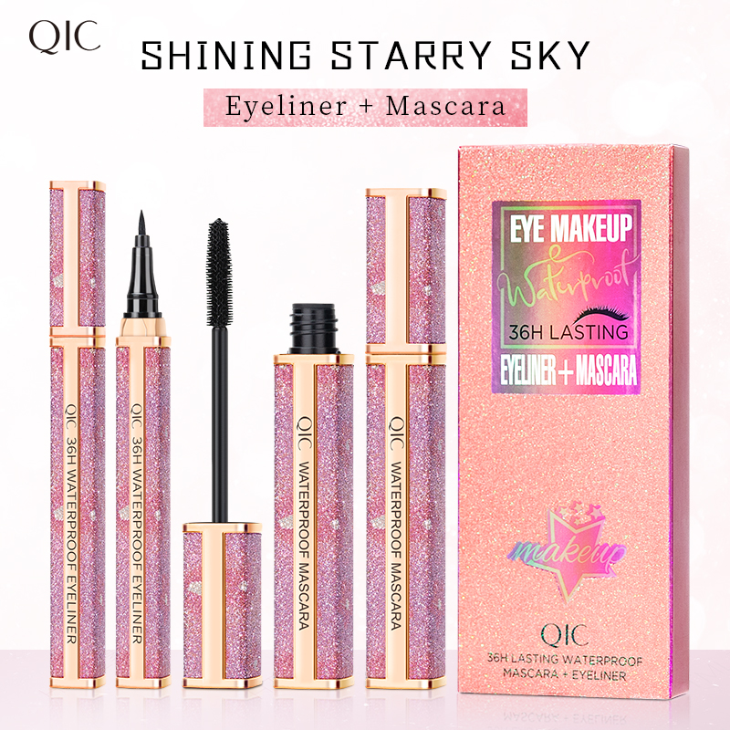 Starry Eyeliner And Mascara Set Slim And Thick Cosmetic Set Makeup