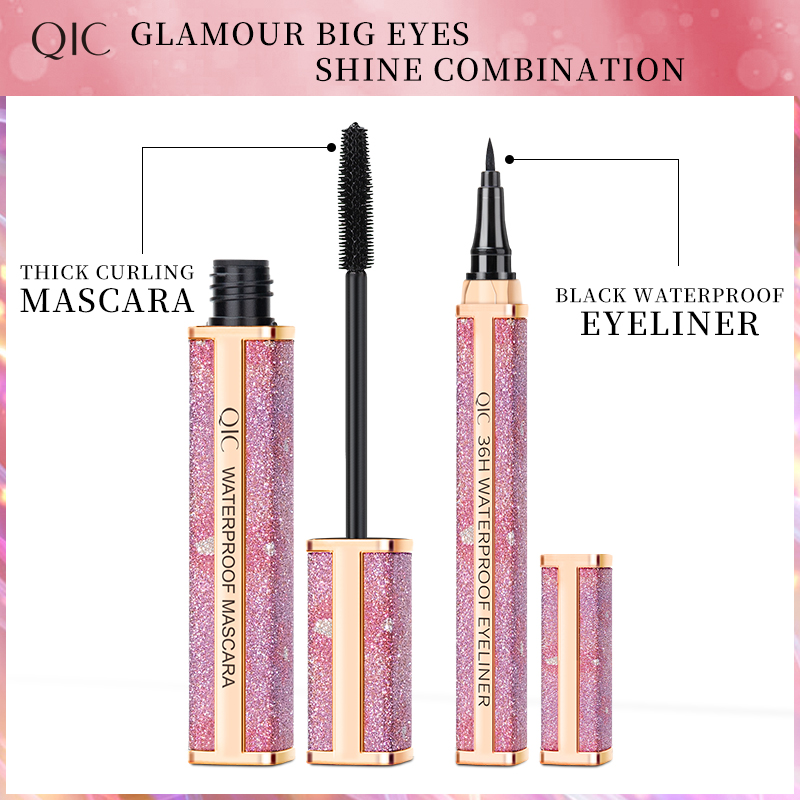 Starry Eyeliner And Mascara Set Slim And Thick Cosmetic Set Makeup view 5