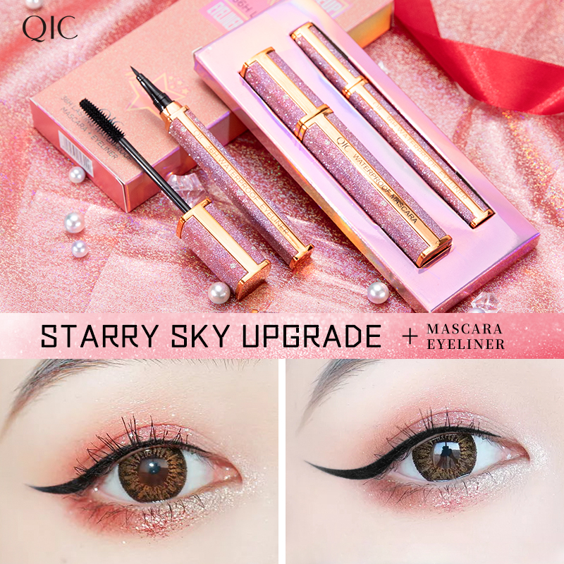 Starry Eyeliner And Mascara Set Slim And Thick Cosmetic Set Makeup view 4