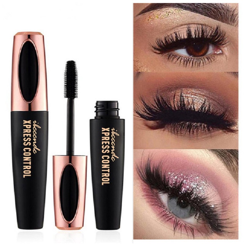 Waterproof, anti-perspiration, thick, curly, long, colorless, colorless, 4d beauty makeup mascara