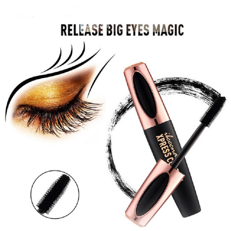 Waterproof, anti-perspiration, thick, curly, long, colorless, colorless, 4d beauty makeup mascara view 3
