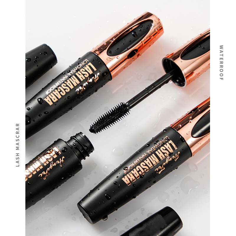 4D mascara is thick long curly waterproof and sweat resistant 24h does not lose its mascara view 3