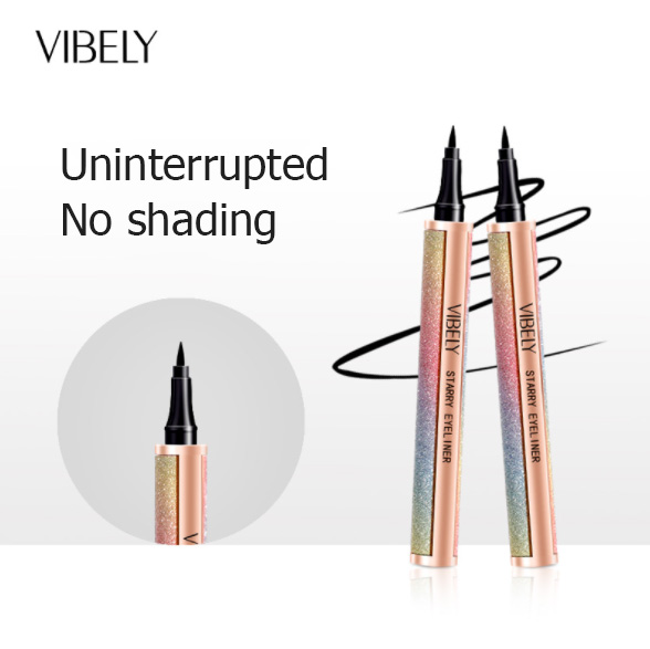 Star Shine Liquid Eyeliner Durable Waterproof Anti-sweat Not Easy to Faint Eyeliner