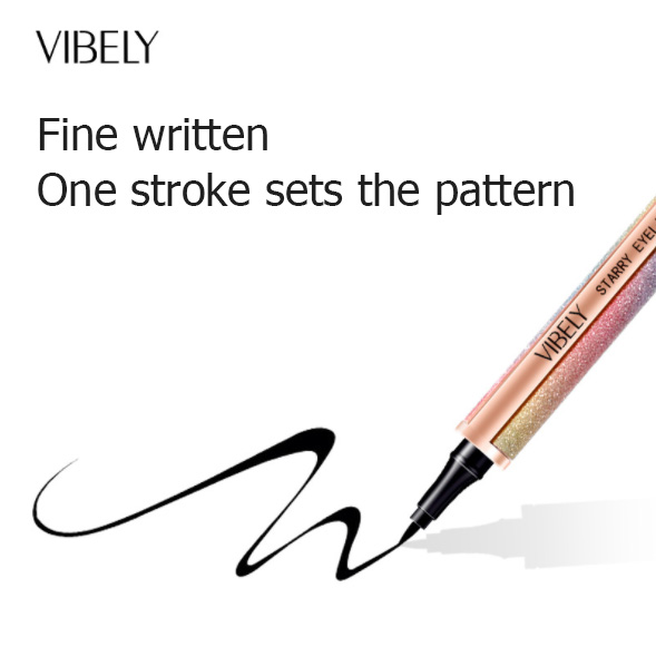 Star Shine Liquid Eyeliner Durable Waterproof Anti-sweat Not Easy to Faint Eyeliner