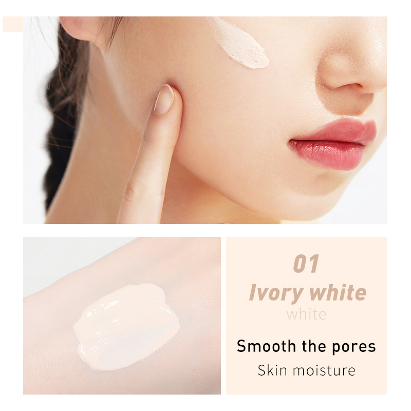 Small bucket with uniform skin color, makeup, concealer, invisible pore foundation view 2