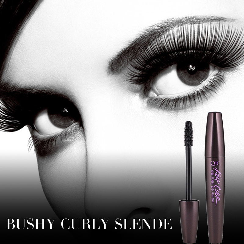 Mascara thick, curly, long, non-smudged make-up mascara