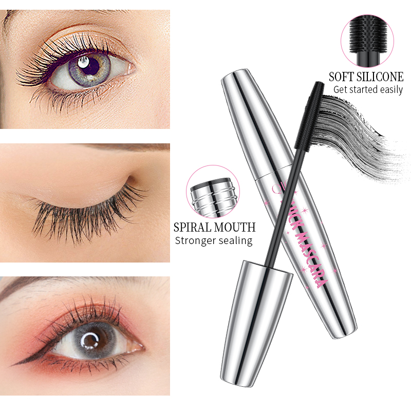 Long, Thick, Waterproof and Non-smudge Mascara