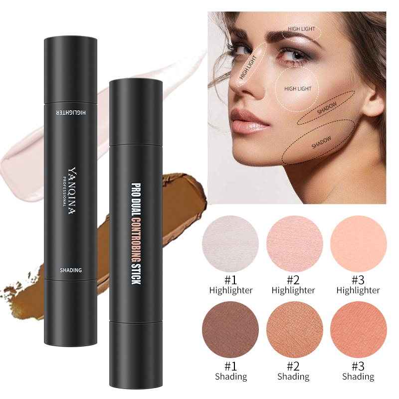 Concealer Facial Concealer Brightening Shadow Three-dimensional Two-in-One Concealer Highlighter view 3