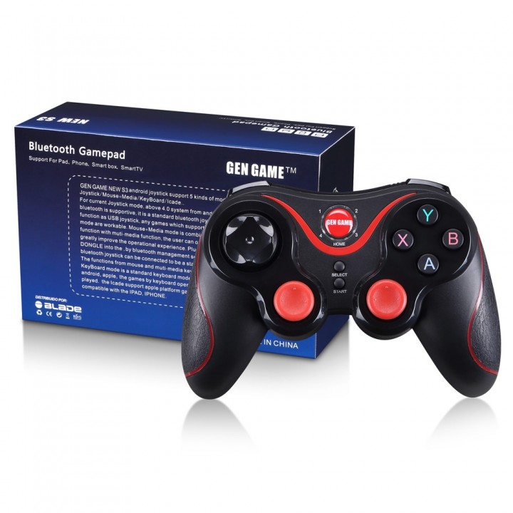 Wilkab GEN_GAME S3 Wireless Bluetooth 3.0 portable Gamepad Gaming Controller for PC Android Phone