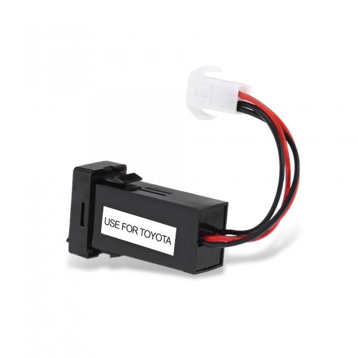 Universal Dual USB Car Charger with Audio Port Int