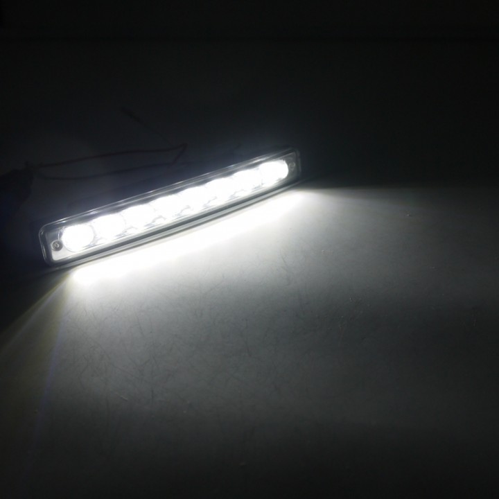 2pcs Super Bright White 8 LED DC12V DRL Car Daytim