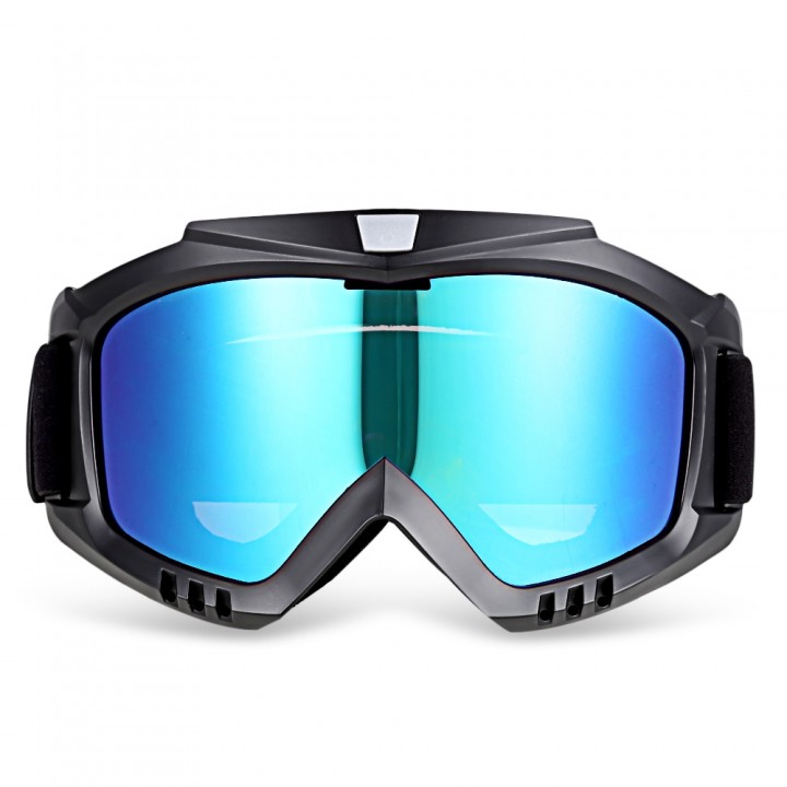 ROBESBON Motorcycl Goggles with Detachable Mask and Mouth Filter Harley Style Protect Padding Helmet