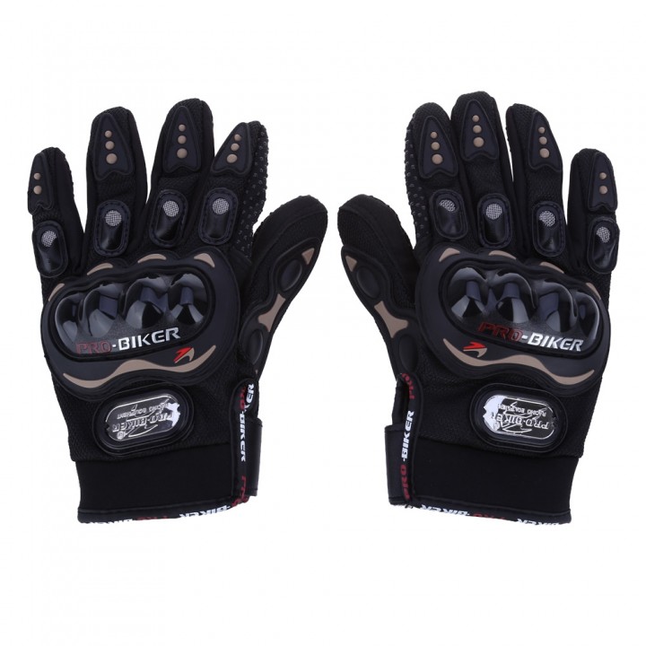 Paired Full Finger Motorcycle Gloves Motorbike Out
