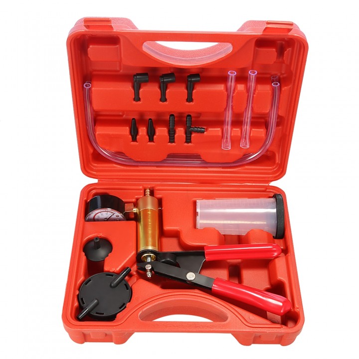 Brake Fluid Bleeder Hand Held Vacuum Pistol Pump T