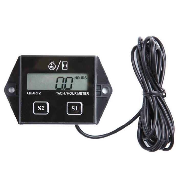 HEXIANG B707 12V 5W Digital Engine Tach Tachometer