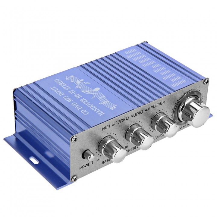 HY - 2002 Hi-Fi 12V Mini Auto Car Stereo Amplifier