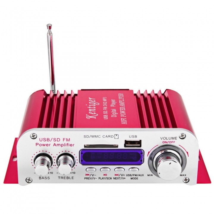 Hi-Fi Digital Auto Car Stereo Power Amplifier LED