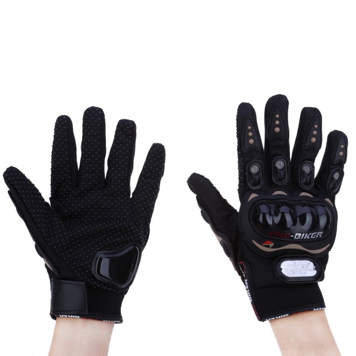 Paired Full Finger Motorcycle Gloves Motorbike Out