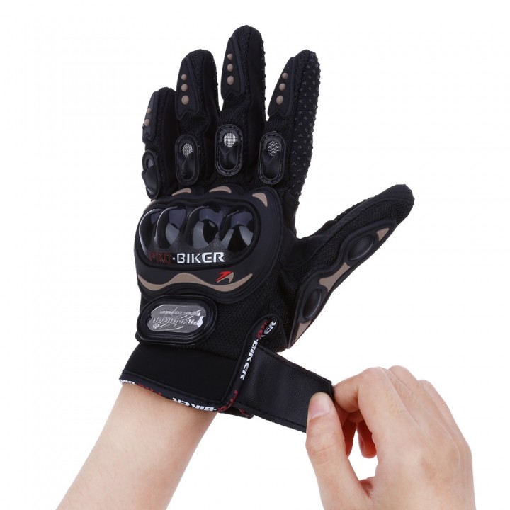 Paired Full Finger Motorcycle Gloves Motorbike Out