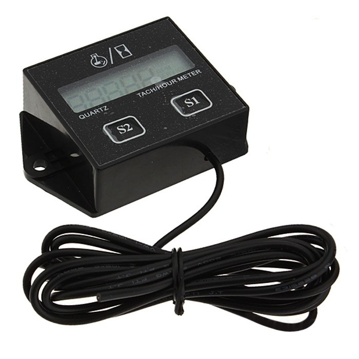 HEXIANG B707 12V 5W Digital Engine Tach Tachometer
